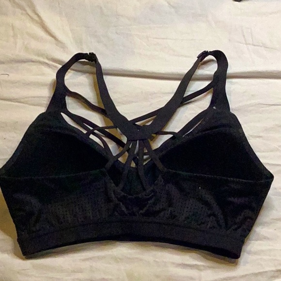 VSX VICTORIA’S SECRET BLACK STRAPPY SPORTS BRA SZ.34C - Picture 3 of 4